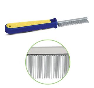 TRIOL Расческа для животных с частыми зубьями "Спорт", 30*190мм