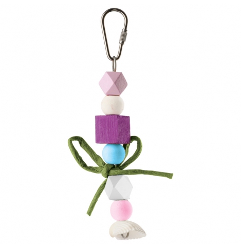 TRIOL Игрушка для птиц "Бантик Акварель", 125/160*50мм