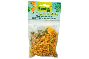 Bambini Pets высушенные цветки календулы Лакомство для грызунов и кроликов, 10 г.