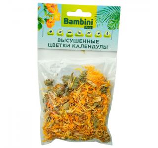 Bambini Pets высушенные цветки календулы Лакомство для грызунов и кроликов, 10 г.