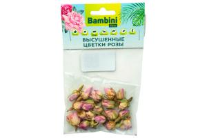 Bambini Pets высушенные цветы розы Лакомство для грызунов и кроликов, 10 г.