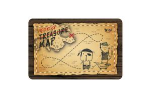 TRIOL Коврик под миску "Пираты", 430*280мм
