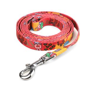 TRIOL СОЮЗМУЛЬТФИЛЬМ Поводок нейлоновый "Большой секрет" S, красный, 15*2000мм