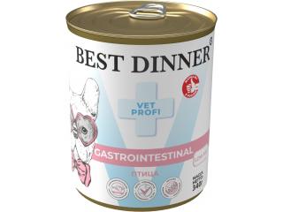Best Dinner Vet Profi Gastrointestinal Low Fat Консервированный корм для собак с птицей, 340г
