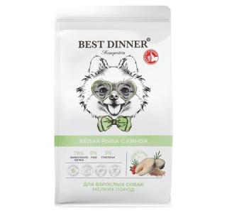 Best Dinner Monoprotein Adult Mini Fish & Quinoa Сухой корм для собак мелких пород, 400г