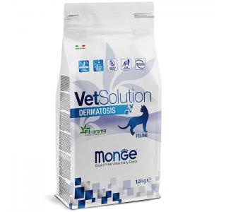 Monge VetSolution Cat Dermatosis Дерматозис Диетический корм для кошек при заболеваниях кожи 1,5 кг