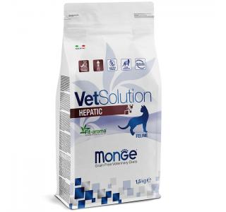 Monge VetSolution Cat Hepatic Гепатик Диетический корм для кошек при заболеваниях печени 1,5 кг