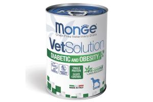 Monge VetSolution Dog Diabetic and Obesity Диабетик и Обесити Диетический корм для собак при сахарном диабете и лишнем весе 400 г