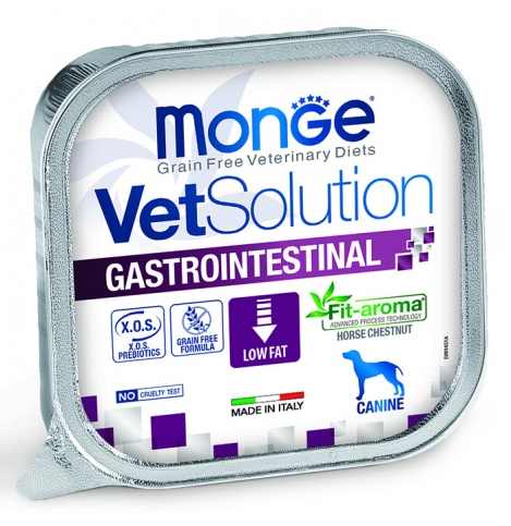 Monge VetSolution Dog Gastrointestinal Гастроинтестинал Диетический корм для собак при заболеваниях ЖКТ 150 г