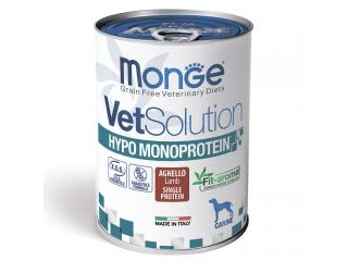 Monge VetSolution Dog Hypo Monoprotein LAMB Гипо монопротеин с ягнёнком Диетический корм для собак для снижения реакции пищевой непереносимости 400г
