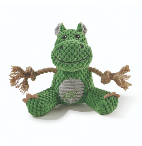 M-PETS игрушка мягкая для щенков TERRA TOTO бегемот 17см