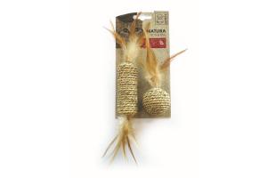 M-PETS игрушка для кошек NATURA ролл и мячик