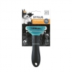 M-PETS щетка-дешеддер для вычесывания кошек и собак, размер M, 7,5x16 см