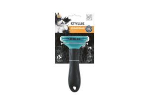 M-PETS щетка-дешеддер для вычесывания кошек и собак, размер M, 7,5x16 см