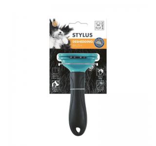 M-PETS щетка-дешеддер для вычесывания кошек и собак, размер M, 7,5x16 см