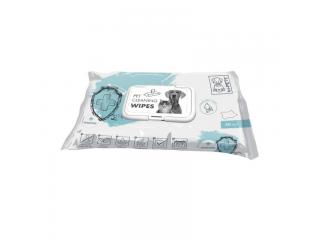 M-PETS очищающие салфетки для животных, антибактериальные, 40 шт.