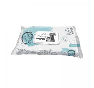 M-PETS очищающие салфетки для животных, антибактериальные, 40 шт.