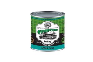 ZOORING Консервы Зооринг фермерские для собак кусочки мяса в желе Белая рыба, 850г