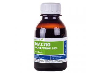 Масло камфорное 10 %, фл. 100 мл