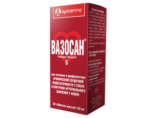 Вазосан 5мг, 30 табл