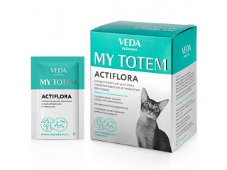 VEDA MY TOTEM ACTIFLORA синбиотический комплекс для кошек, 10г