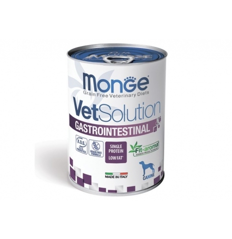 Monge VetSolution Dog Gastrointestinal Гастроинтестинал для собак при заболеваниях ЖКТ, 400г