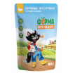 Ферма кота Фёдора сочные кусочки в желе для кошек с уткой, 85г