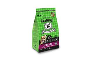 ZOORING ACTIVE DOG Сухой корм для взрослых активных собак средних и крупных пород. Мясной Микс с рисом и пастернаком, 2кг