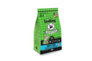 ZOORING ADULT DOG Сухой корм для взрослых собак всех пород склонных к аллергии. Белая Рыба с рисом и брокколи, 2кг