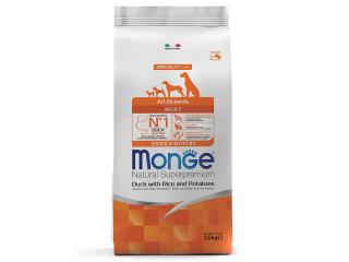 Monge Dog Speciality Line Monoprotein для взрослых собак всех пород из утки с рисом и картофелем, 2,5кг