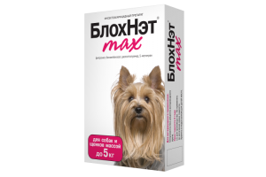 БлохНэт макс для собак до 5 кг, пипетка 0,5 мл
