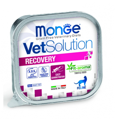 Monge VetSolution Cat Recovery Рекавери Диетический корм для кошек при восстановлении питания в период выздоровления, 100г