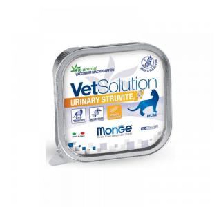 Monge VetSolution Cat Urinary Struvite Уринари Струвит Диетический корм для кошек при заболеваниях мочеполовой системы и струвитном течении МКБ, 100г