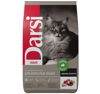 Darsi сухой корм для взрослых кошек, Мясное ассорти, 300 г