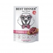 Best Dinner Super Premium Влажный корм для собак "Говядина с сердцем", 340г