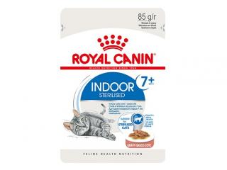 ROYAL CANIN INDOOR +7 пауч для домашних кошек страше 7 лет (кусочки в соусе), 85г