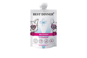 Best Dinner Vet Profi Recovery Влажный диетический корм для кошек и собак при истощении, выздоровлении и послеоперационном восстановлении., 85г