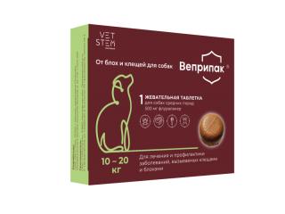 ВЕПРИПАК 500 мг, таблетки для собак 10-20 кг, (1 таб./уп.)