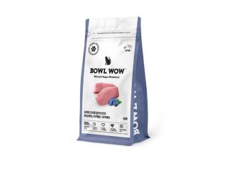 BOWL WOW Сухой корм для котят: индейка, курица, черника, 400 г