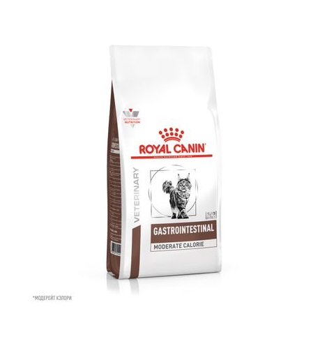 Royal Canin Gastrointestinal Moderate Calorie Корм сухой для кошек, склонных к набору лишнего веса, при расстройствах пищеварения, 350 г