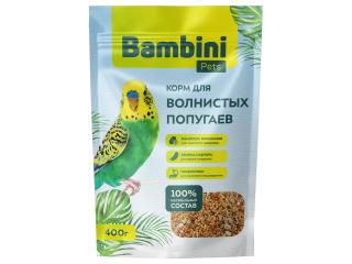 Bambini Pets Корм для волнистых попугаев, 400 г