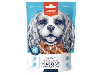 Wanpy Dog Лакомство для собак «мясные шашлычки на жевательной шпажке», 100 г