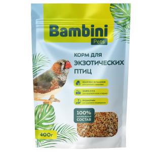 Bambini Pets Корм для экзотических птиц, 400 г