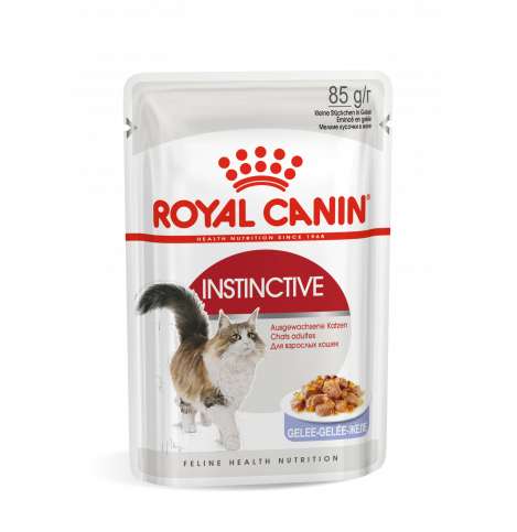 Royal Canin Instinctive (в желе) Консервированный корм для взрослых кошек (мелкие кусочки в желе), 85г