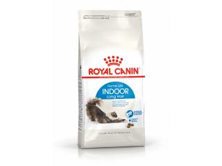 Royal Canin Indoor Long Hair Сухой корм для взрослых длинношерстных кошек (в возрасте от 1 года до 7 лет), живущих в помещении, 400г