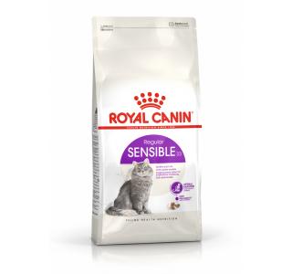 Royal Canin Sensible 33 Сухой корм для взрослых кошек (в возрасте старше 1 года) с чувствительной пищеварительной системой, 400г