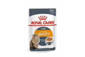 Royal Canin Intense Beauty (в желе) Консервированный корм для взрослых кошек (мелкие кусочки в желе), 85г