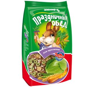 ЗООМИР ПРАЗДНИЧНЫЙ ОБЕД Корм-лакомство для кроликов, 270г
