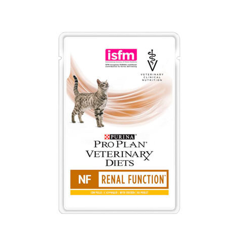 PRO PLAN VETERINARY DIETS NF RENAL FUNCTION  Консервированный корм для кошек при патологии почек, с курицей, 85г