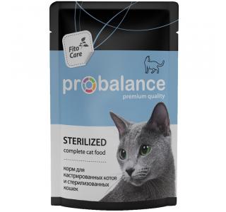 ProBalance Immuno для кастрированных котов и стерилизованных кошек,  85 г
